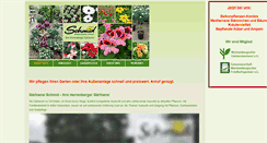 Desktop Screenshot of gartenbau-schmid.de